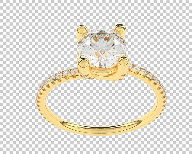 Schmuck isoliert auf dem Hintergrund 3D-Rendering-Illustration