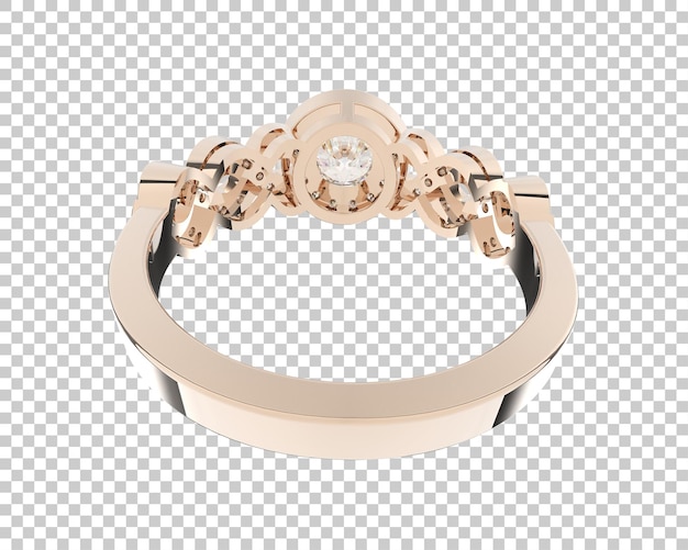 Schmuck isoliert auf dem Hintergrund 3D-Rendering-Illustration