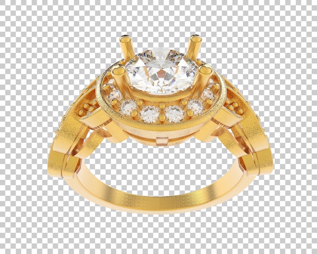 Schmuck isoliert auf dem Hintergrund 3D-Rendering-Illustration