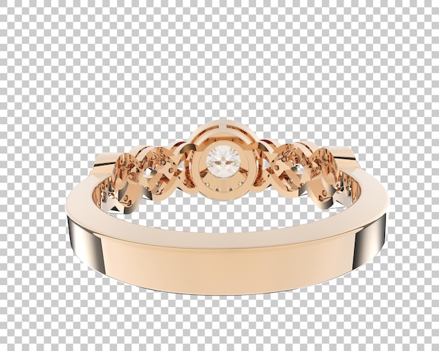 Schmuck isoliert auf dem Hintergrund 3D-Rendering-Illustration
