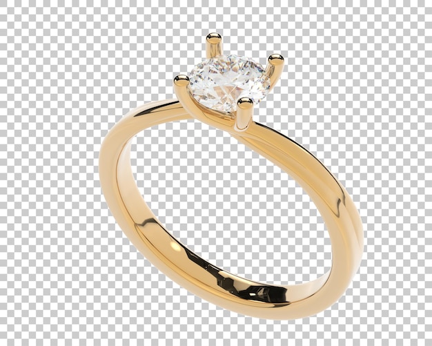 Schmuck isoliert auf dem Hintergrund 3D-Rendering-Illustration