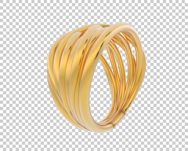 Schmuck isoliert auf dem Hintergrund 3D-Rendering-Illustration