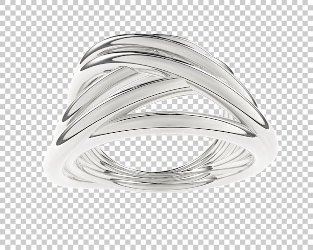 Schmuck isoliert auf dem Hintergrund 3D-Rendering-Illustration