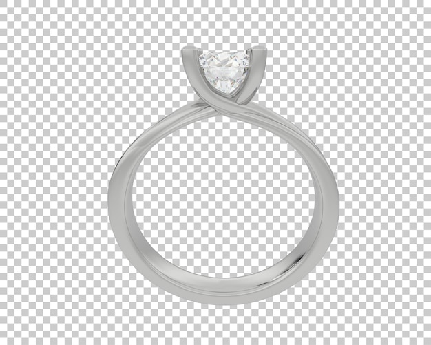 Schmuck isoliert auf dem Hintergrund 3D-Rendering-Illustration