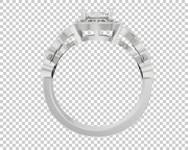 Schmuck isoliert auf dem Hintergrund 3D-Rendering-Illustration