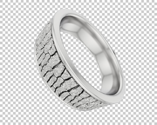 Schmuck isoliert auf dem Hintergrund 3D-Rendering-Illustration