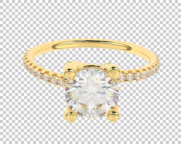 Schmuck isoliert auf dem Hintergrund 3D-Rendering-Illustration