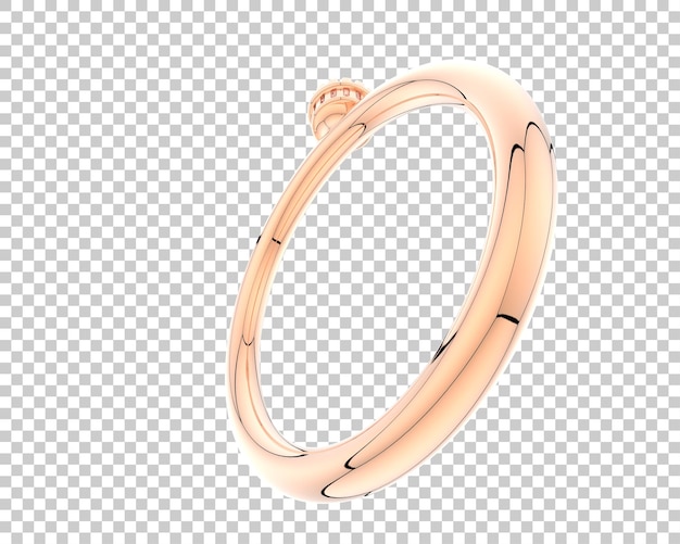 Schmuck isoliert auf dem Hintergrund 3D-Rendering-Illustration