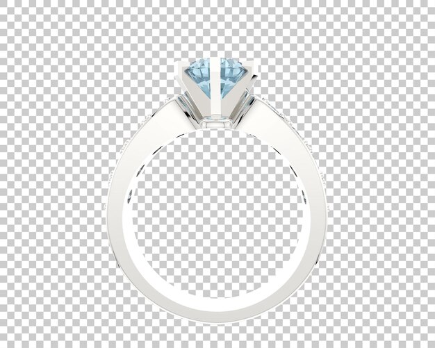 Schmuck isoliert auf dem Hintergrund 3D-Rendering-Illustration