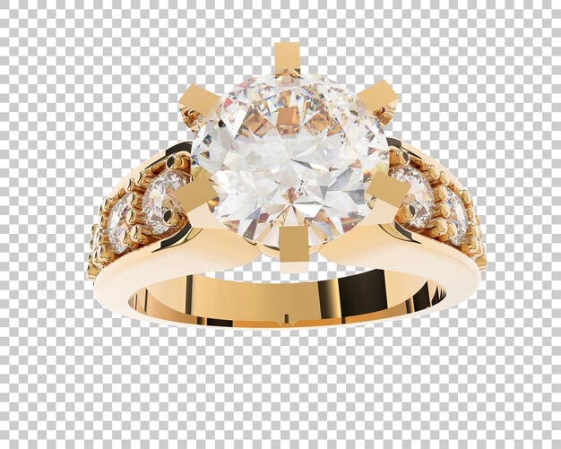 Schmuck isoliert auf dem Hintergrund 3D-Rendering-Illustration