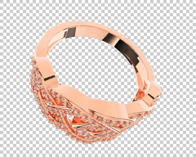 Schmuck isoliert auf dem Hintergrund 3D-Rendering-Illustration