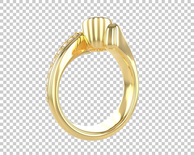 Schmuck isoliert auf dem Hintergrund 3D-Rendering-Illustration