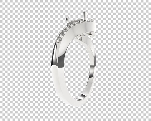 Schmuck isoliert auf dem Hintergrund 3D-Rendering-Illustration