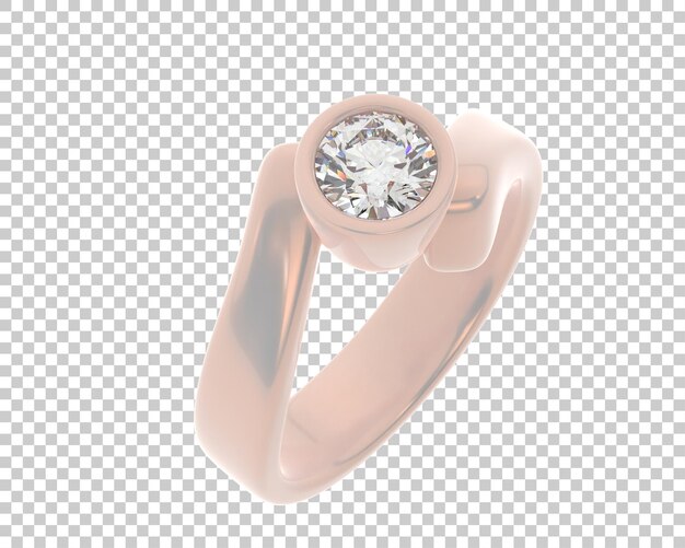 Schmuck isoliert auf dem Hintergrund 3D-Rendering-Illustration