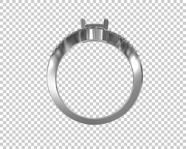 Schmuck isoliert auf dem Hintergrund 3D-Rendering-Illustration