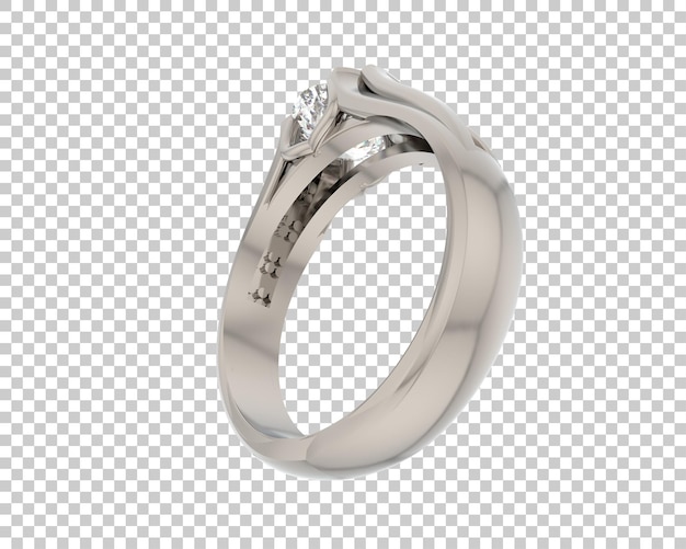 Schmuck isoliert auf dem Hintergrund 3D-Rendering-Illustration