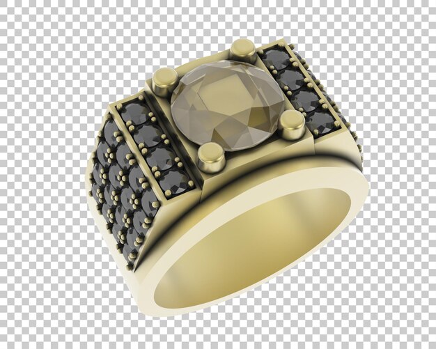 Schmuck isoliert auf dem Hintergrund 3D-Rendering-Illustration