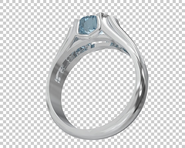 Schmuck isoliert auf dem Hintergrund 3D-Rendering-Illustration