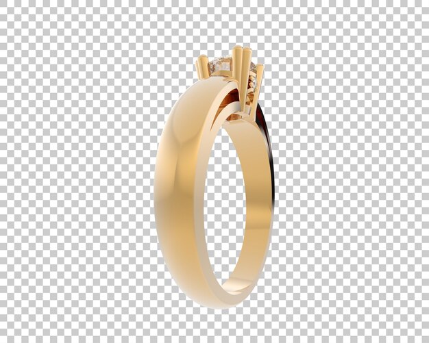 Schmuck isoliert auf dem Hintergrund 3D-Rendering-Illustration