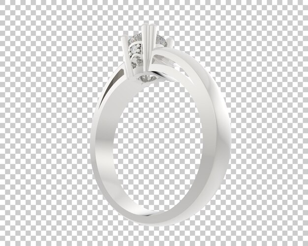 Schmuck isoliert auf dem Hintergrund 3D-Rendering-Illustration
