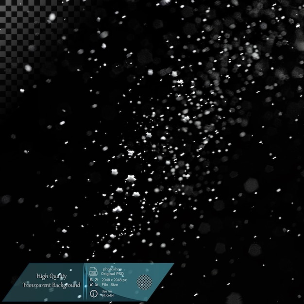 Schneefall überlagert
