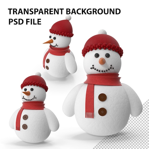 PSD schneemann png