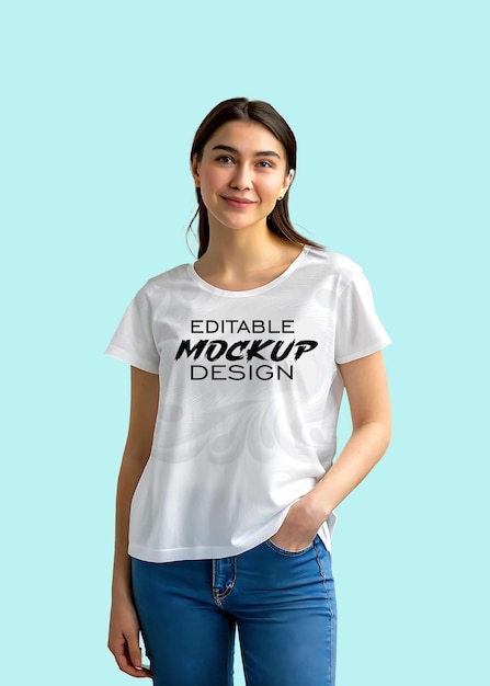 Schnelle und einfache kostenlose T-Shirt-Mockup-Downloads