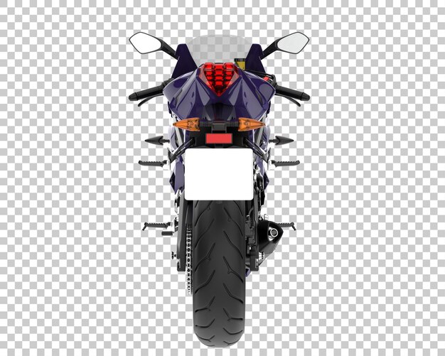 PSD schnelles fahrrad auf transparentem hintergrund. 3d-rendering - abbildung