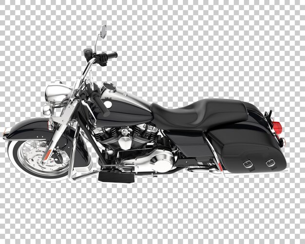 Schnelles Fahrrad auf transparentem Hintergrund. 3D-Rendering - Abbildung