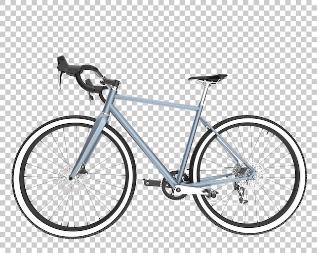 PSD schnelles fahrrad isoliert auf transparentem hintergrund 3d-rendering-illustration