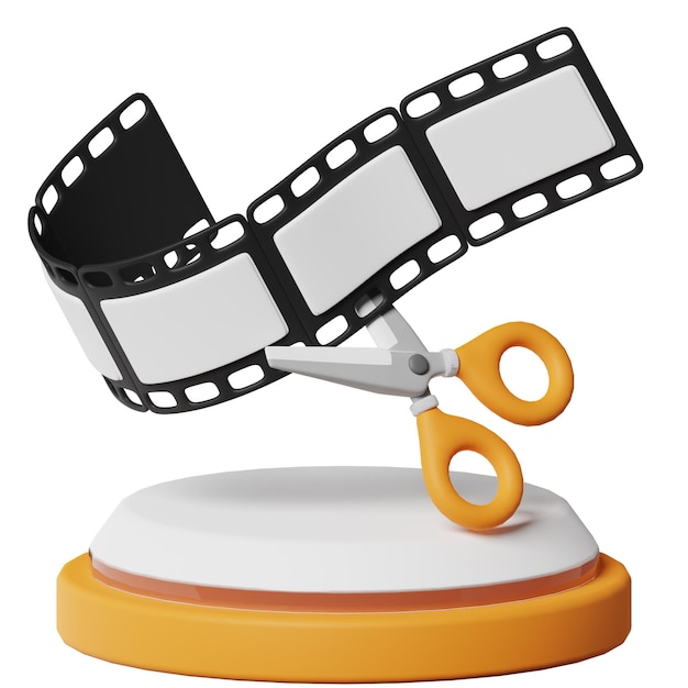 Schnittbearbeitung Kino Film Film 3D