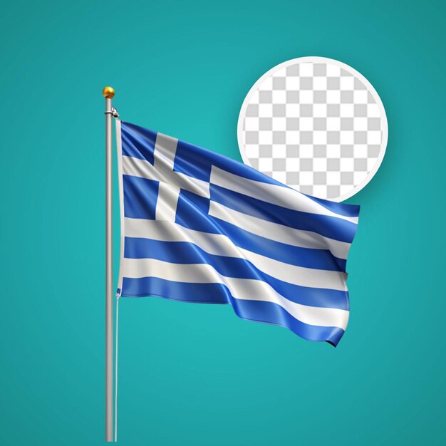 Schöne griechische flagge