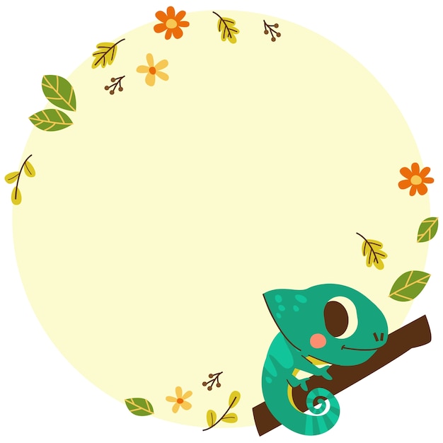 Schöne Zeichentrick-Tier-Illustration