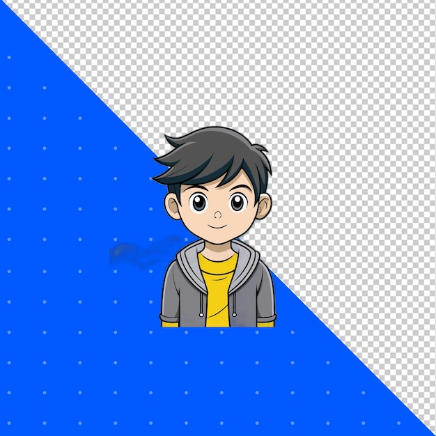 Schöne Zeichentrickfilmsmaskotte PNG Transparenter Hintergrund