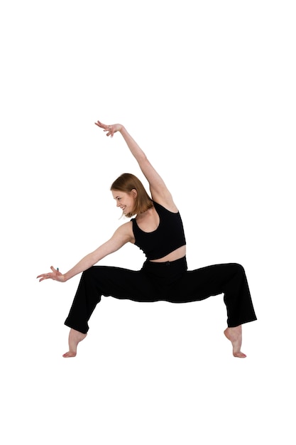 Schöner Tänzer, der Choreografie tut