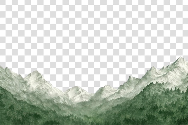 Schönes Berg-Wald-Hintergrund