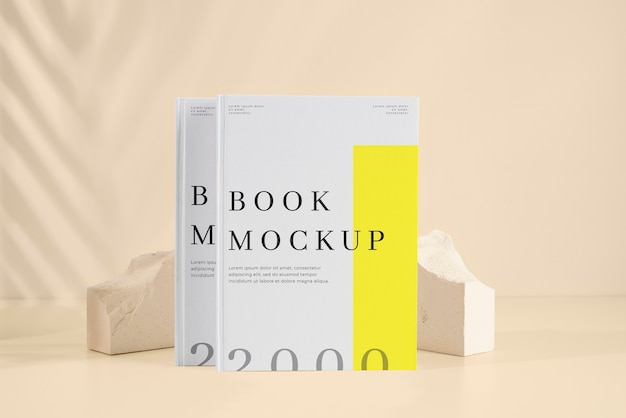 PSD schönes buchcover-mockup