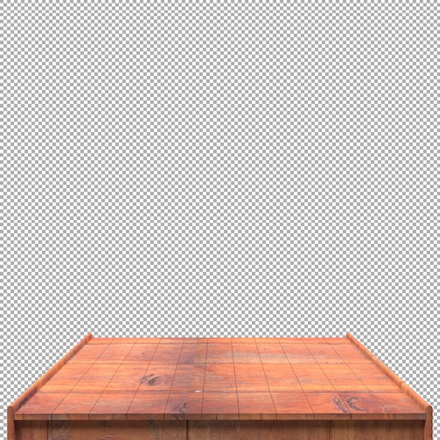 Schönes Holzbrett 3D-Render für Design