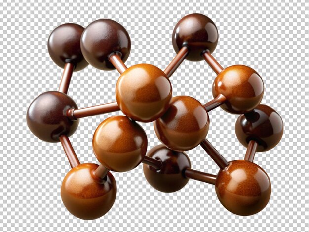 Schokolade molekulare geometrische chaos abstrakte struktur