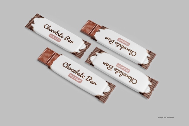 PSD schokoladenbar-mockup