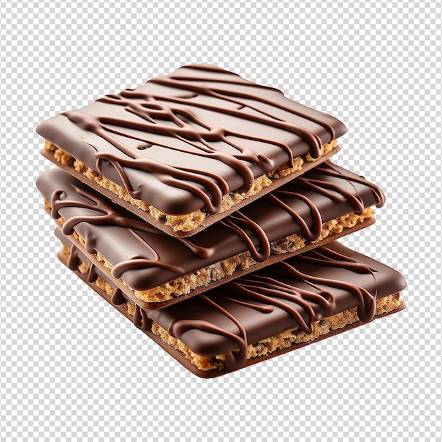 Schokoladenkeks auf durchsichtigem hintergrund png