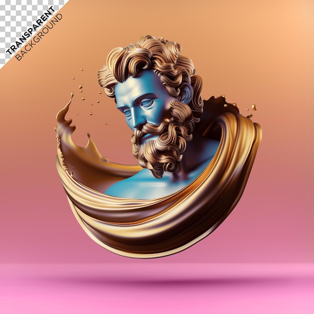 Schokoladenstatue in 3D