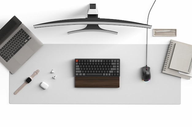 Schreibtisch Mat Mockup