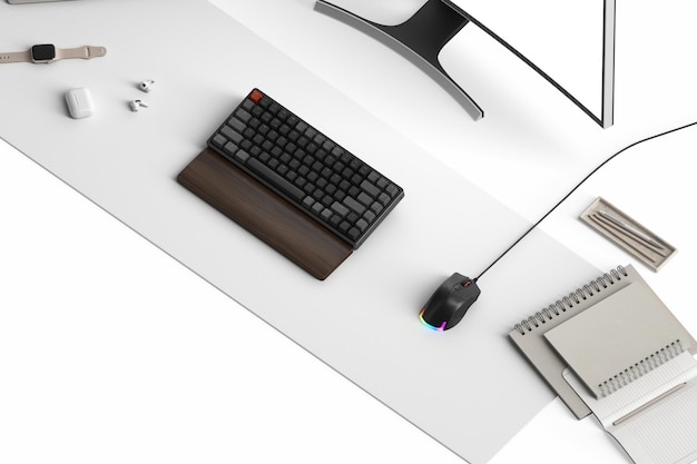 Schreibtisch Mat Mockup