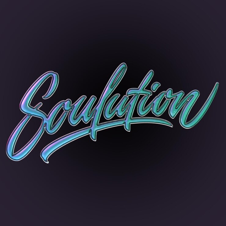 PSD schriftzeichen 3d-rendering