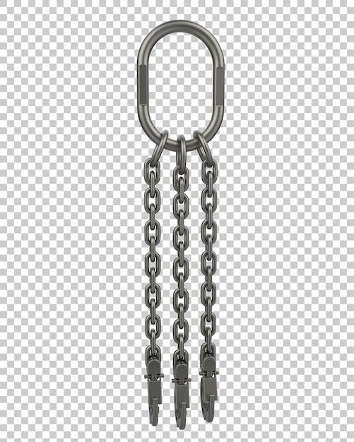 Schubkarre auf transparentem Hintergrund 3D-Rendering-Illustration