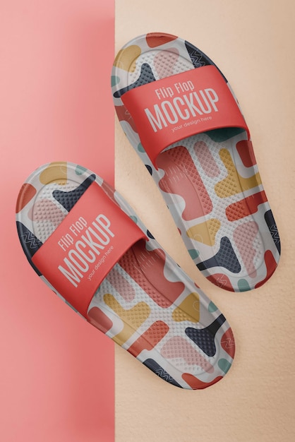 Schuh-Pantoffel-Mock-up-Design
