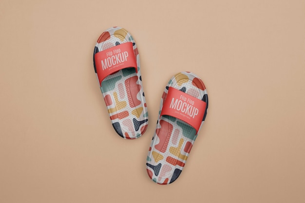Schuh-Pantoffel-Mock-up-Design