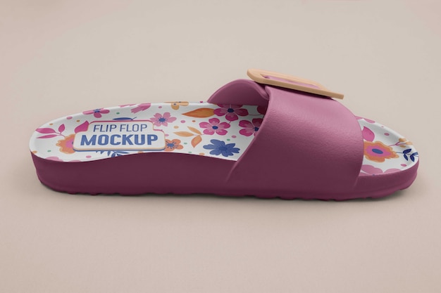 Schuh-Pantoffel-Mock-up-Design