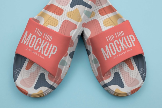 Schuh-Pantoffel-Mock-up-Design